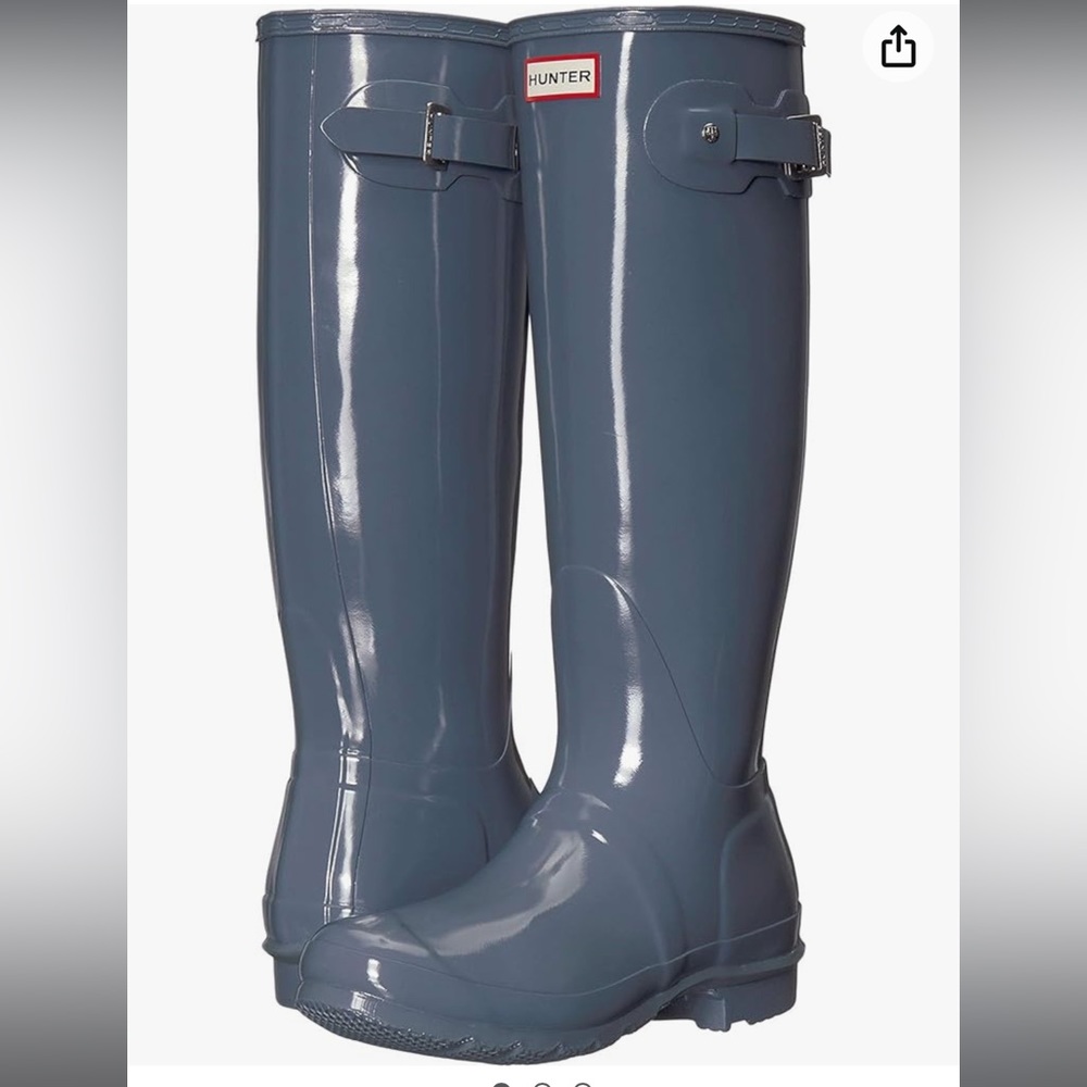 HUNTER BOOTS GREY🩶❤️NWOT